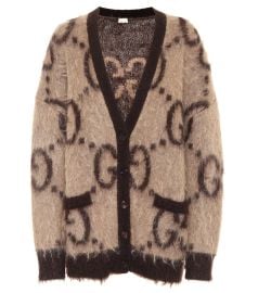 Gg Reversible Mohair-Blend Cardigan  Gucci - at Mytheresa