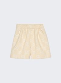 Gg Terrycloth Shorts Ivory The Webster at The Webster