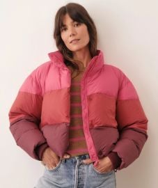 Gia Crop Puffer Jacket Marine Layer at Marine Layer