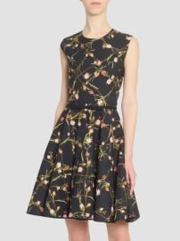 Giambattista Valli Floral Cotton Poplin Minidress | Saks Fifth Avenue at Saks Fifth Avenue