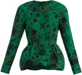 Giambattista Valli Jacquard Floral Peplum Jacket at Matches