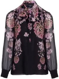 Giambattista Valli Saint Rmy-print Silk Blouse - at Farfetch