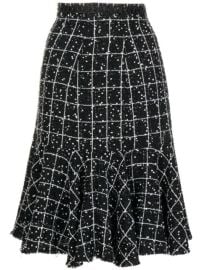 Giambattista Valli Woven Flared Skirt - at Farfetch