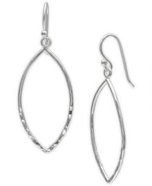 Giani Bernini Hammered Open Drop Earrings in Sterling Silver Created for Macys  Reviews - Earrings - Jewelry  Watches - Macys at Macys