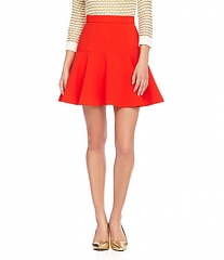 Gianni Bini Red Flared Skirt at Dillards