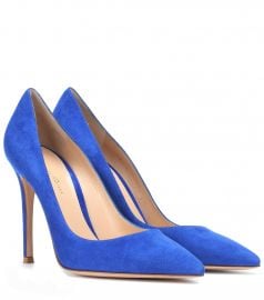 Gianvito 105 suede pumps at Mytheresa