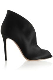 Gianvito Rossi  Vamp 100 satin ankle boots at Net A Porter