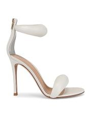 Gianvito Rossi Bijoux Heels in White FWRD at Forward