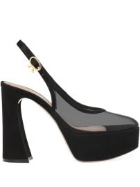 Gianvito Rossi Chopine Pumps Black at Farfetch