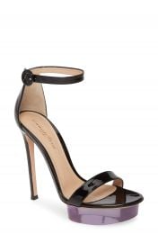 Gianvito Rossi Clear Platform Ankle Strap Sandal  Women    Nordstrom at Nordstrom