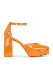 Gianvito Rossi Platform Heels in Mango FWRD at Forward