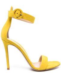 Gianvito Rossi Portofino 110mm Suede Sandals - at Farfetch