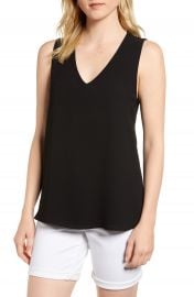 Gibson x Living in Yellow Reagan V-Neck Drop Back Top  Regular and Petite   Nordstrom Exclusive at Nordstrom