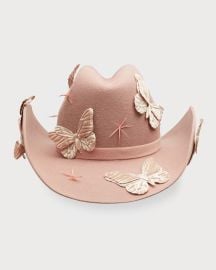 Gigi Burris Britney Butterfly Hat at Neiman Marcus