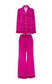 Gigi Silk Pajama Set by Olivia von Halle at Moda Operandi