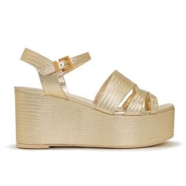 Gina Paisley Sandals in Platinum Tebe at Gina