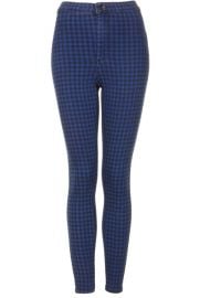 Gingham Joni Jeans at Topshop