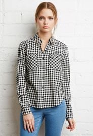 Gingham Plaid Shirt  Forever 21 - 2000130140 at Forever 21