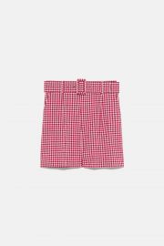 Gingham Shorts by Zara at Zara