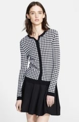 Gingham cardigan by RED valentino at Nordstrom