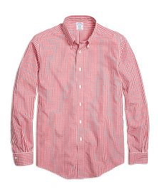 Gingham sport shirt at Brooks Brothers