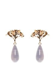 Gingko Light Blue Drop Earring  at Lola Dré