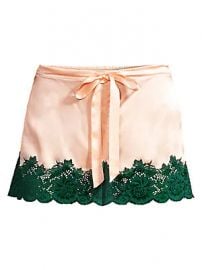 Ginia - Lace-Trimmed Shorts at Saks Fifth Avenue