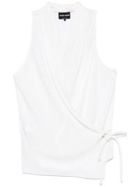 Giorgio Armani Pre-Owned Wrap Blouse White at Farfetch