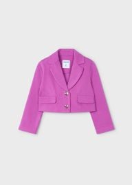 Girl Cropped Blazer Orchid Mayoral at Mayoral
