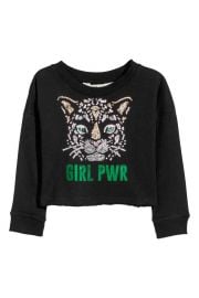 girl power sweatshirt h&m