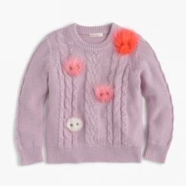 Girls  Max the Monster popover sweater at J. Crew