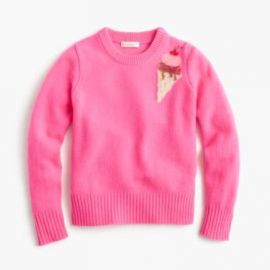 Girls  Sequin Ice Cream Sweater at J. Crew