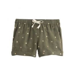 Girls  linen-cotton short in star print at J. Crew