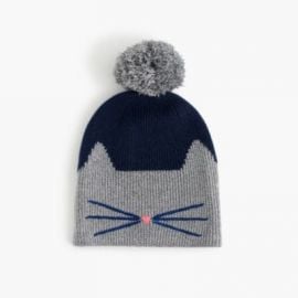 Girls  sparkly cat beanie at J. Crew