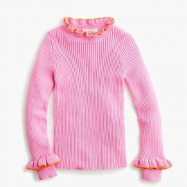 Girls Ribbed Turtleneck Sweater at J.Crew