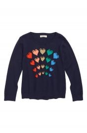 Girls Sparkle Heart Sweater by Tucker  Tate at Nordstrom Rack