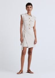 Giselle Mini Tie Front Cargo Dress Derek Lam 10 Crosby at Derek Lam