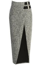 Giselle Tweed Slit Skirt at JLuxLabel