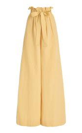 Gitana Cotton-Linen-Silk Wide-Leg Pants By Ulla Johnson at Moda Operandi