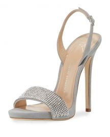 Giuseppe Zanotti Coline Crystal Slingback Sandal at Neiman Marcus