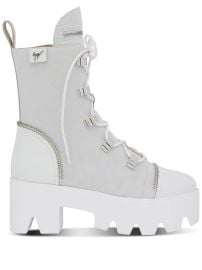 Giuseppe Zanotti Juliett lace-up Boots White at Farfetch