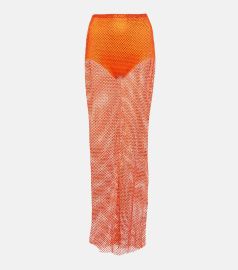 Giuseppe di Morabito Embellished Cutout Crop Top and Maxi Skirt at Mytheresa