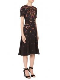 Givenchy - Anna Pansy-Print Cady Dress at Saks Fifth Avenue