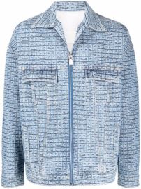 Givenchy 4G Monogram Denim Jacket - at Farfetch