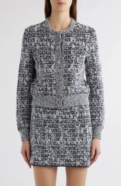 Givenchy 4G Tweed Cardigan at Nordstrom