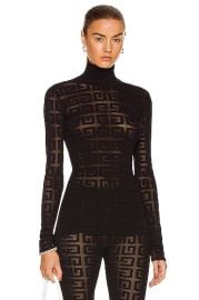 Givenchy All Over 4G Turtleneck Sweater in Black FWRD at FWRD