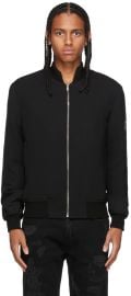 Givenchy Black 4G Patch Bomber SSENSE at ssense