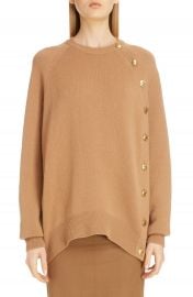 Givenchy Button Side Wool Sweater   Nordstrom at Nordstrom