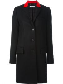 Givenchy Contrast Collar Coat at Farfetch