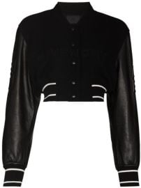 Givenchy Cropped Bomber Jacket - at Farfetch